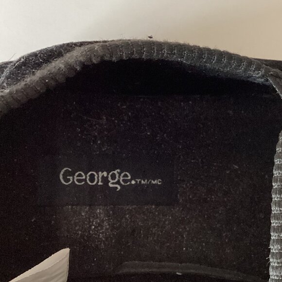 George Men's Slip-on Slippers Size 9 Warm Comfy Loafers House Shoes - Picture 8 of 10